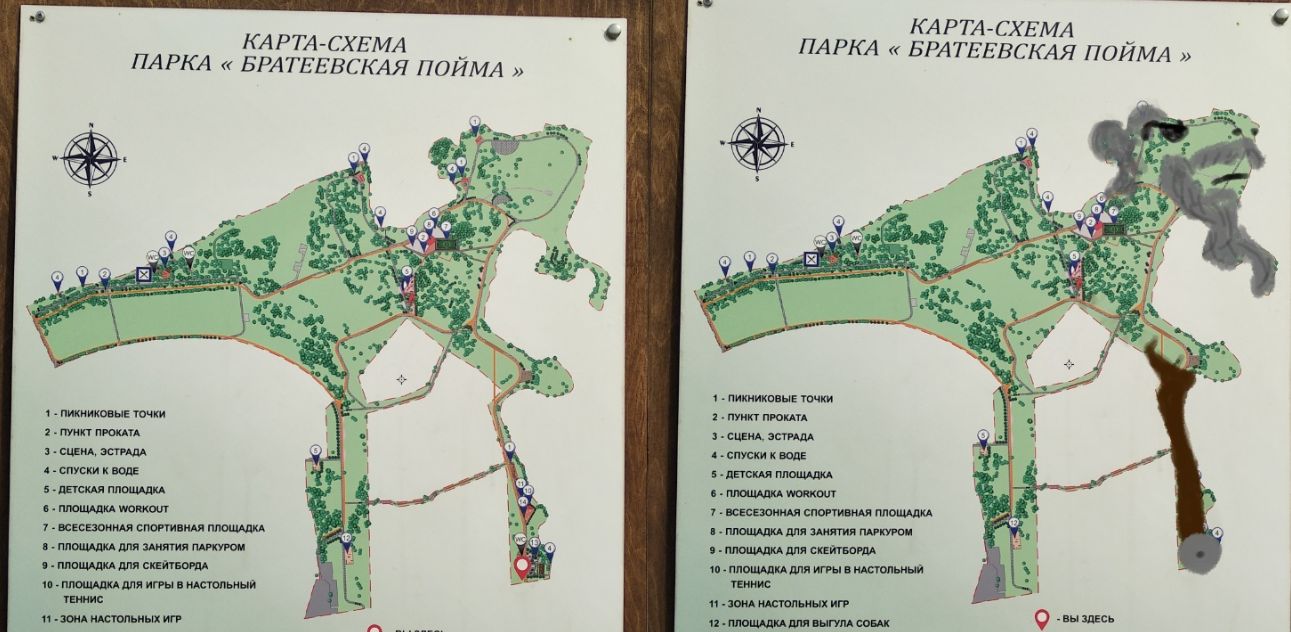 Парк братеевская пойма схема