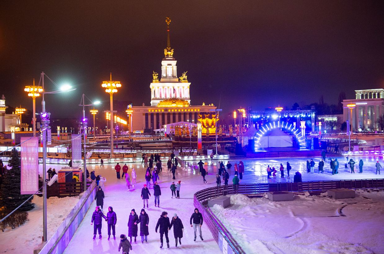 Вднх москва на новый год