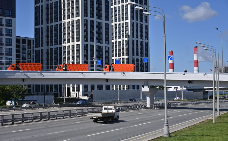 Открылся дополнительный выезд из микрорайона Матвеевское на Аминьевское шоссе