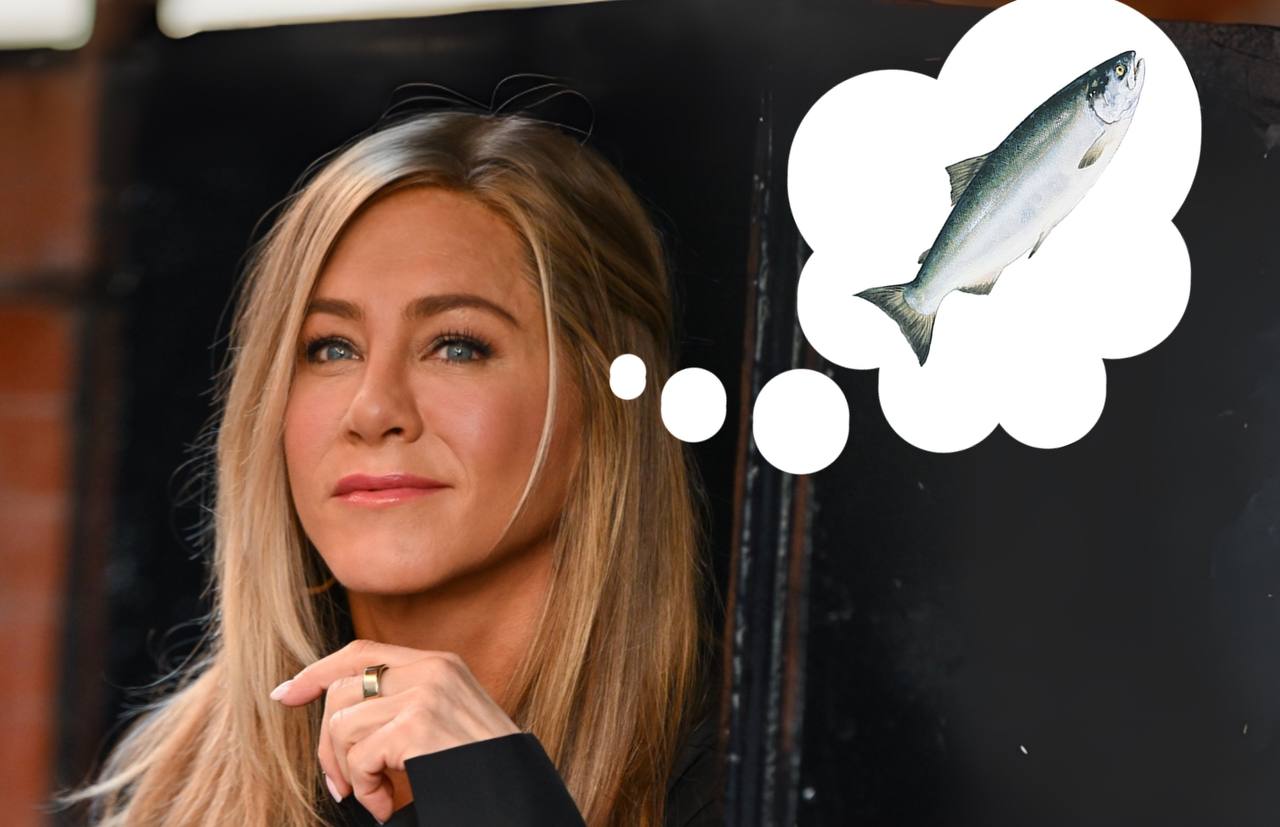 Что? Да! Дженнифер Энистон использует семя лосося для омоложения