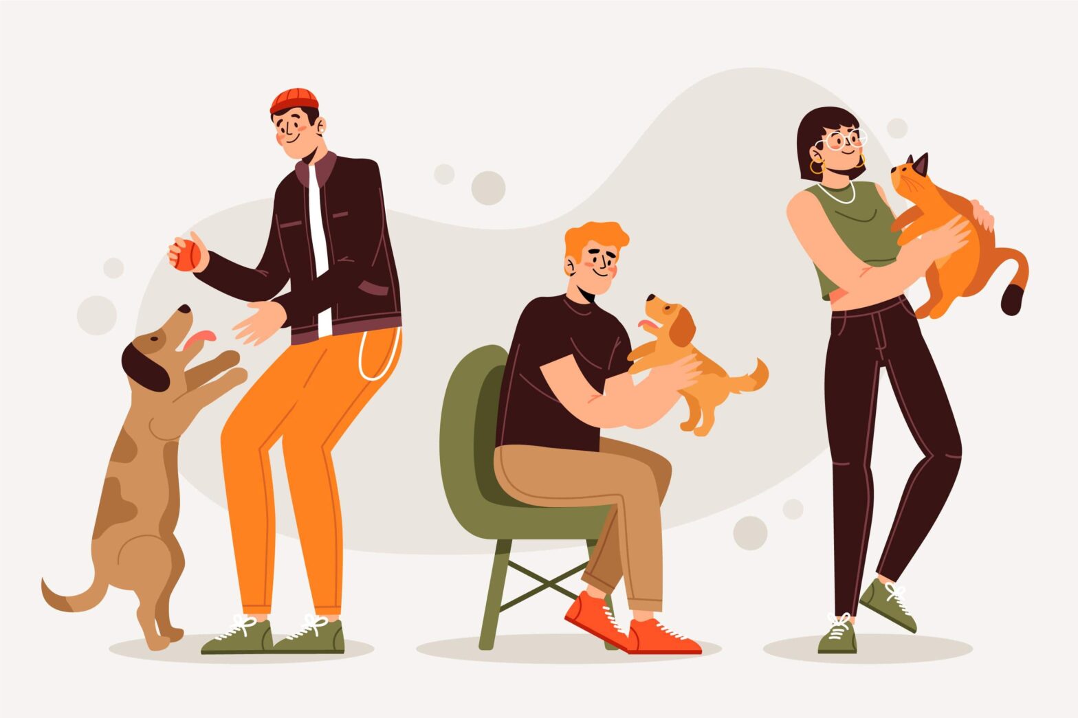 Названы лучшие районы в Москве для жизни с питомцами