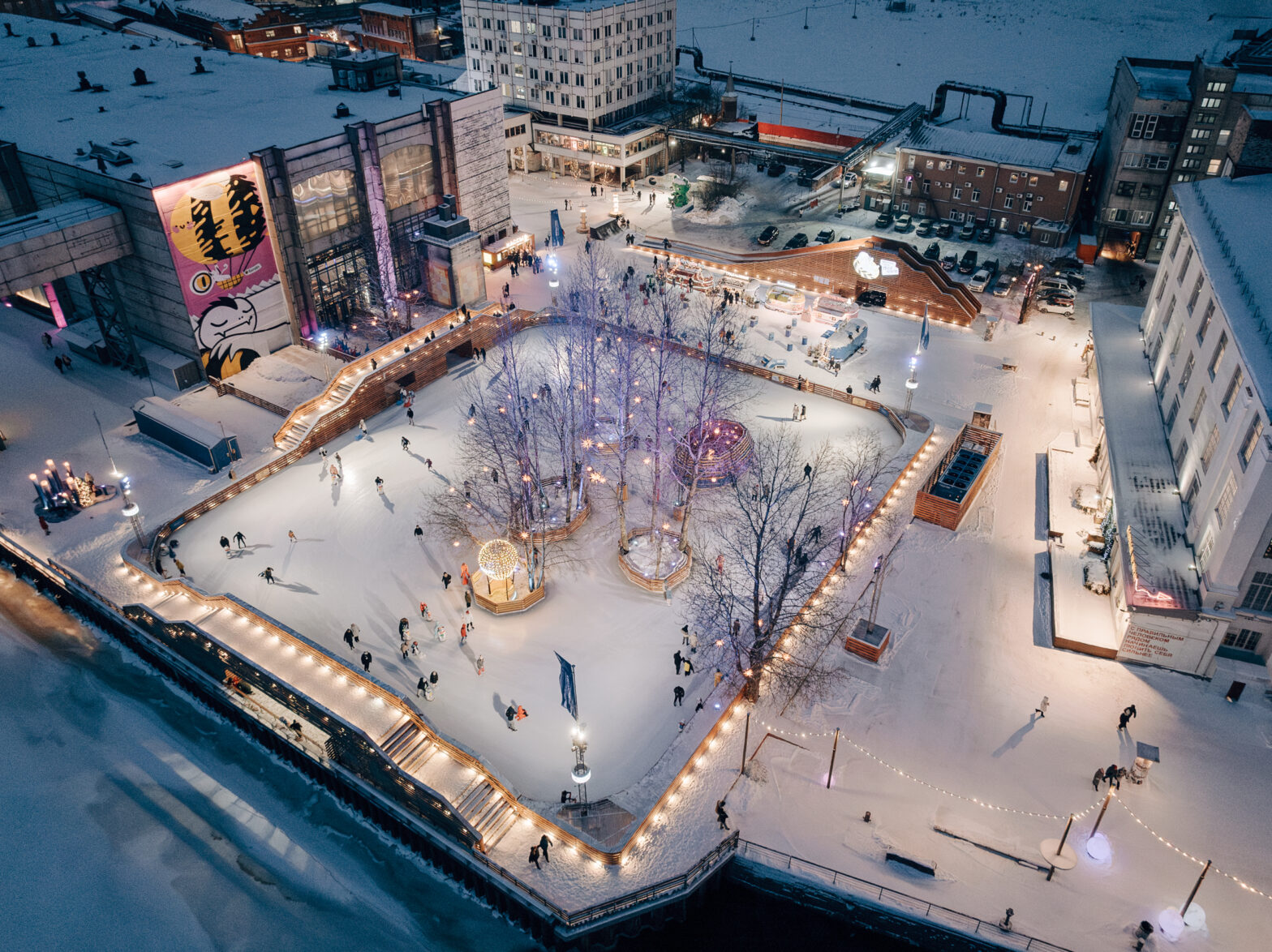 Каток у моря в Севкабель Порту откроется 9 ноября