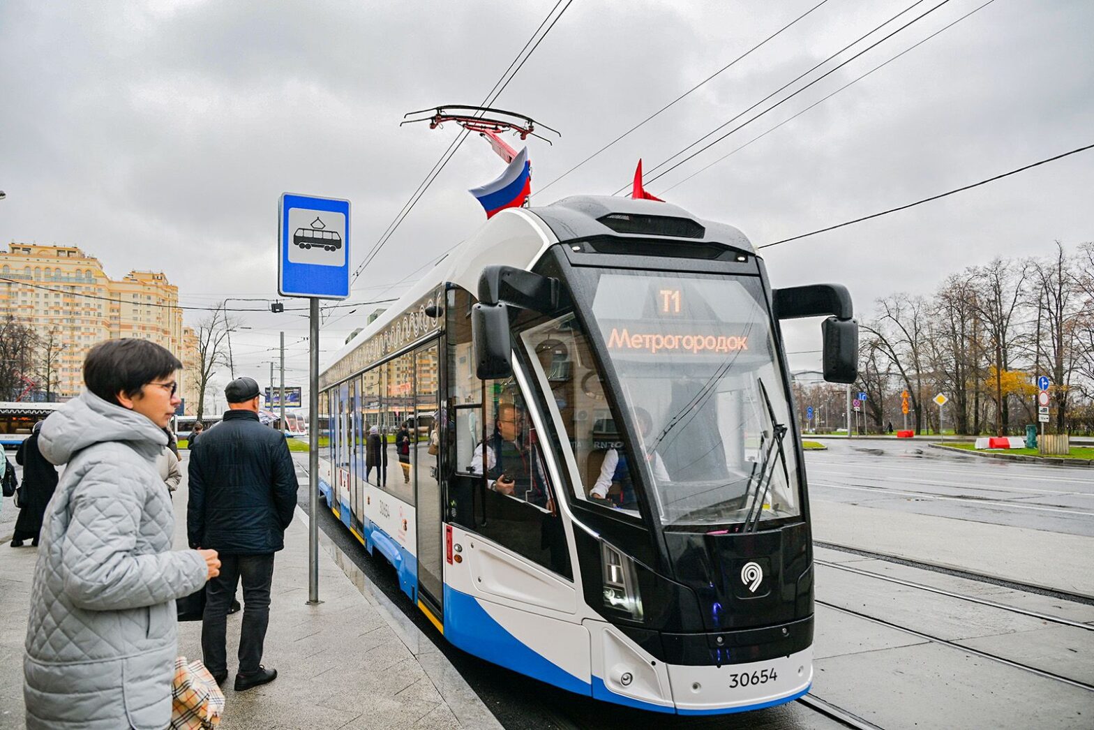 Заработал первый Московский трамвайный диаметр — Т1