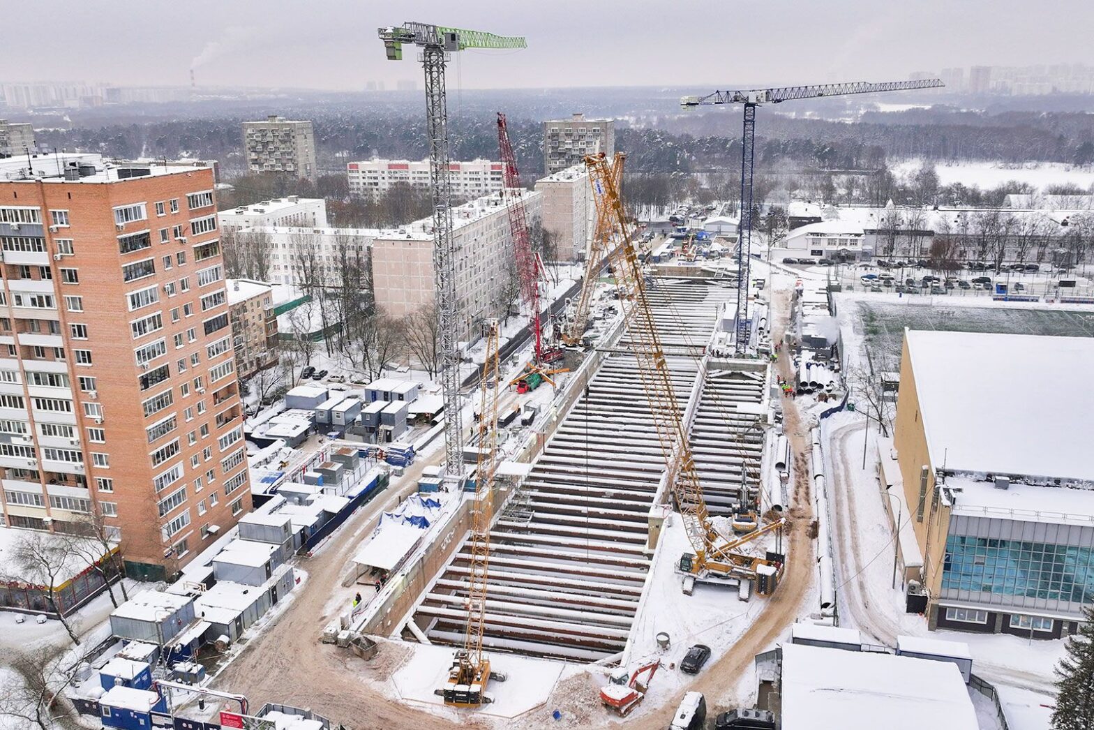 Началось строительство тоннеля под водой Рублево-Архангельской линии