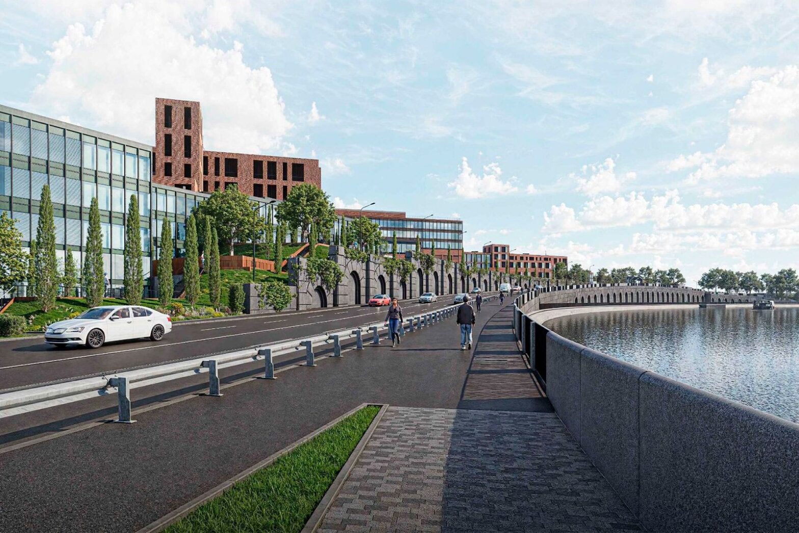 В Москве преобразятся Крутицкая и Симоновская набережные