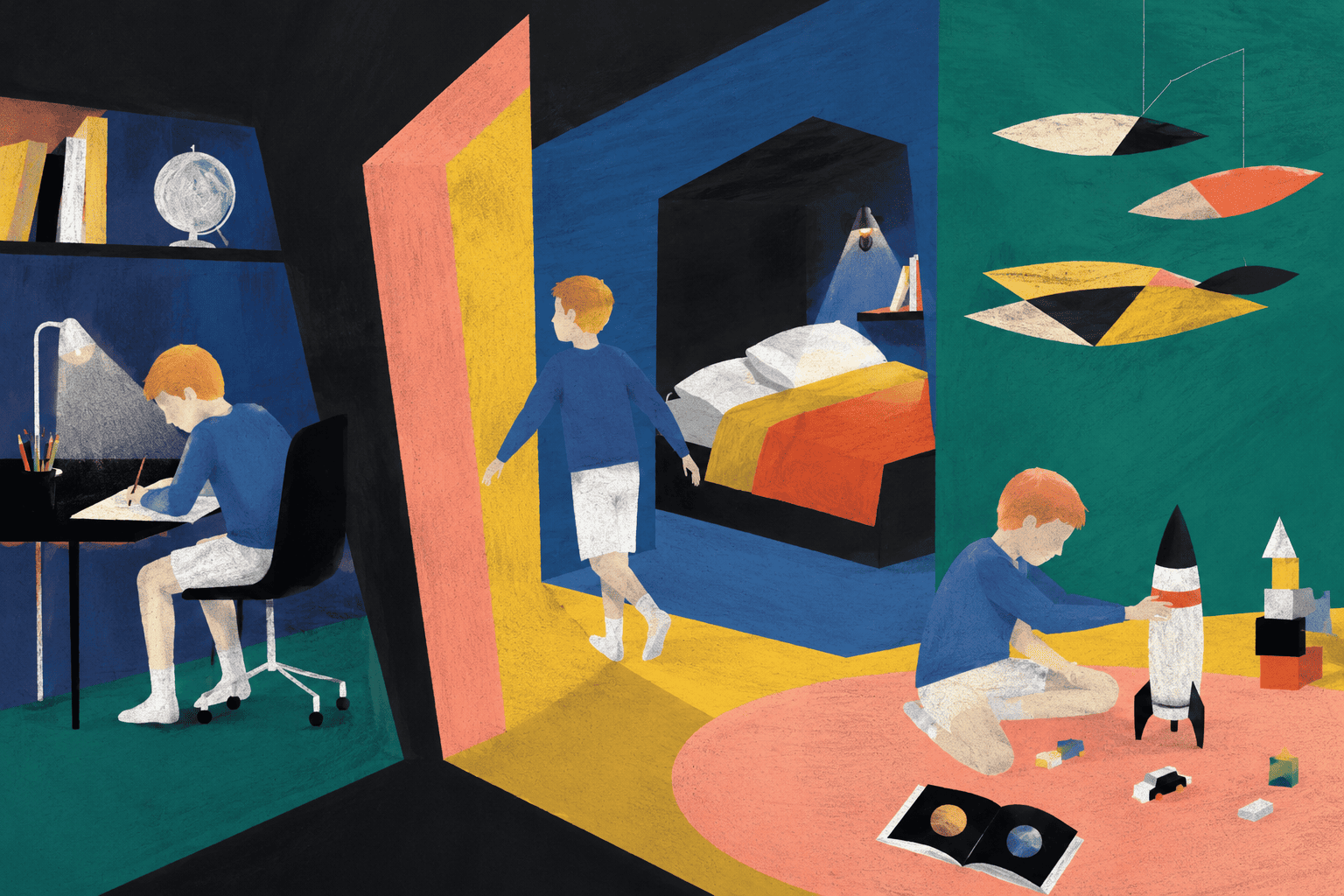 Как обустроить комнату школьника, чтобы в ней было удобно учиться, отдыхать и расти